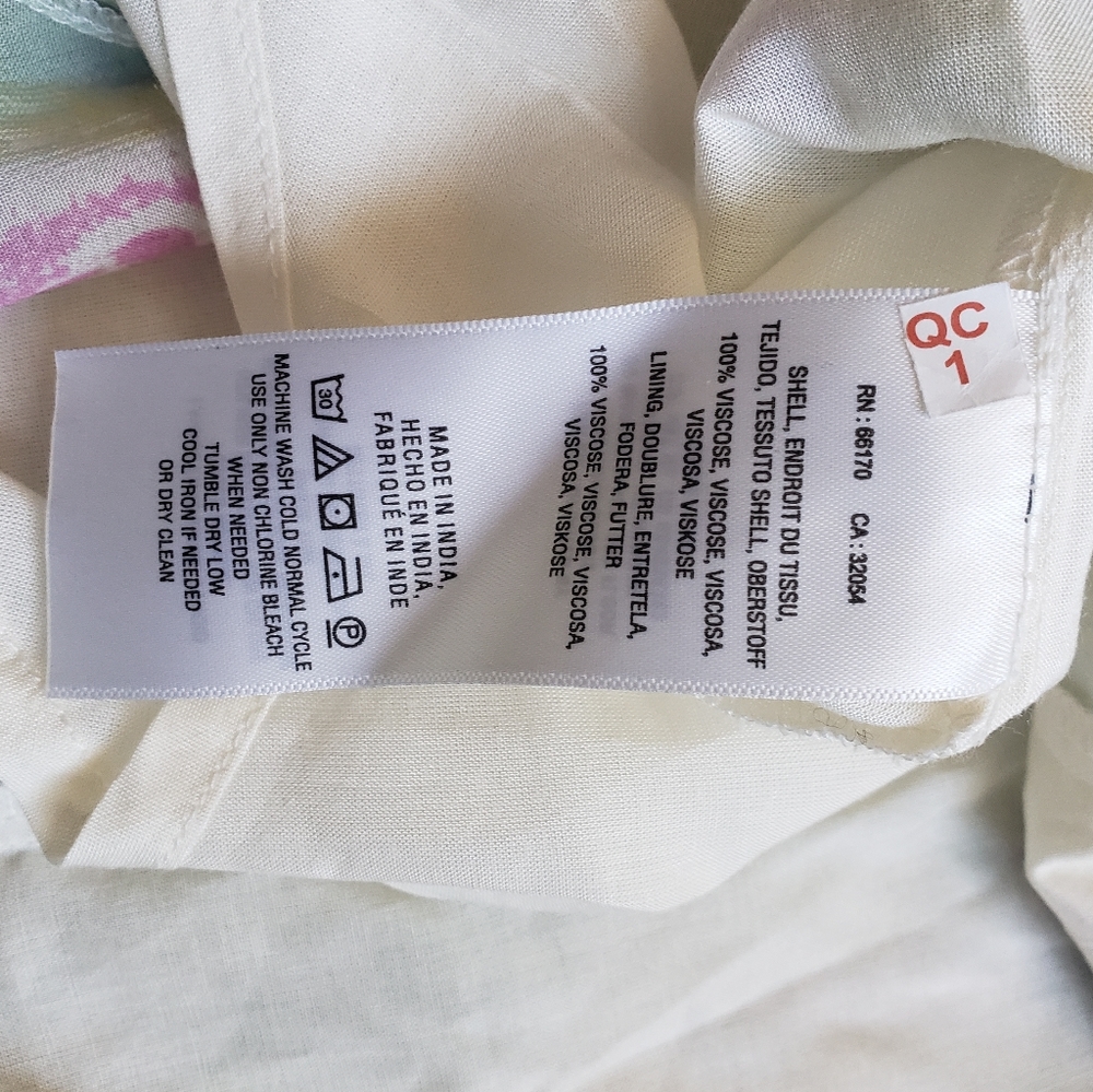 BY|ANTHROPOLOGIE WATERCOLOR MAXI DRESS - Picture 13 of 14